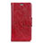 Leather Case Stands Flip Cover Holder for HTC U11 Life Red