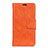 Leather Case Stands Flip Cover Holder for HTC U12 Life Orange