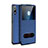 Leather Case Stands Flip Cover Holder for Huawei Enjoy 10 Blue