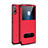 Leather Case Stands Flip Cover Holder for Huawei Enjoy 10 Red
