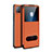 Leather Case Stands Flip Cover Holder for Huawei Enjoy 20 5G Orange