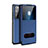 Leather Case Stands Flip Cover Holder for Huawei Enjoy 20 Pro 5G Blue