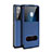 Leather Case Stands Flip Cover Holder for Huawei Enjoy Z 5G Blue