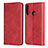 Leather Case Stands Flip Cover Holder for Huawei Honor 9C Red