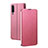 Leather Case Stands Flip Cover Holder for Huawei Honor 9X Pro Pink