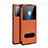 Leather Case Stands Flip Cover Holder for Huawei Honor Play4 5G Orange