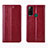 Leather Case Stands Flip Cover Holder for Huawei Honor Play4T Red