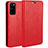 Leather Case Stands Flip Cover Holder for Huawei Honor View 30 Pro 5G Red