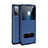 Leather Case Stands Flip Cover Holder for Huawei Honor X10 Max 5G Blue
