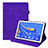 Leather Case Stands Flip Cover Holder for Huawei MatePad 10.8 Purple