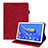 Leather Case Stands Flip Cover Holder for Huawei MatePad 10.8 Red