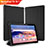 Leather Case Stands Flip Cover Holder for Huawei MediaPad T5 10.1 AGS2-W09 Black