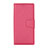 Leather Case Stands Flip Cover Holder for Huawei Nova 3e Pink
