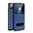Leather Case Stands Flip Cover Holder for Huawei Nova 8 SE 5G Blue