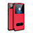 Leather Case Stands Flip Cover Holder for Huawei Nova 8 SE 5G Red