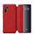 Leather Case Stands Flip Cover Holder for Huawei P30 Pro New Edition Red