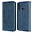 Leather Case Stands Flip Cover Holder for Huawei P40 Lite E Blue
