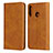 Leather Case Stands Flip Cover Holder for Huawei P40 Lite E Orange