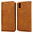 Leather Case Stands Flip Cover Holder for Huawei Y5 (2019) Orange