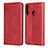 Leather Case Stands Flip Cover Holder for Huawei Y7p Red