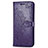 Leather Case Stands Flip Cover Holder for LG Stylo 6 Purple