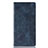 Leather Case Stands Flip Cover Holder for Motorola Moto E6s (2020) Blue