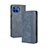 Leather Case Stands Flip Cover Holder for Motorola Moto G 5G Plus Blue