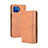 Leather Case Stands Flip Cover Holder for Motorola Moto G 5G Plus Orange