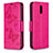 Leather Case Stands Flip Cover Holder for Nokia 2.3 Hot Pink