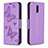 Leather Case Stands Flip Cover Holder for Nokia 2.3 Purple