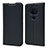 Leather Case Stands Flip Cover Holder for Nokia 7.2 Black