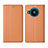 Leather Case Stands Flip Cover Holder for Nokia 8.3 5G Orange