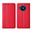 Leather Case Stands Flip Cover Holder for Nokia 8.3 5G Red
