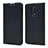 Leather Case Stands Flip Cover Holder for OnePlus 7 Black