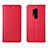 Leather Case Stands Flip Cover Holder for OnePlus 8 Pro Red