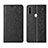 Leather Case Stands Flip Cover Holder for Oppo A31 Black