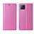 Leather Case Stands Flip Cover Holder for Oppo A72 5G Pink