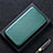 Leather Case Stands Flip Cover Holder for Oppo A73 (2020) Green