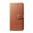Leather Case Stands Flip Cover Holder for Realme 6i Orange