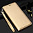 Leather Case Stands Flip Cover Holder for Realme C3 Gold