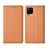 Leather Case Stands Flip Cover Holder for Samsung Galaxy A42 5G Orange