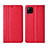 Leather Case Stands Flip Cover Holder for Samsung Galaxy A42 5G Red