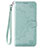 Leather Case Stands Flip Cover Holder for Samsung Galaxy A51 5G Green