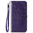 Leather Case Stands Flip Cover Holder for Samsung Galaxy A51 5G Purple