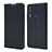 Leather Case Stands Flip Cover Holder for Samsung Galaxy A60 Black