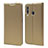 Leather Case Stands Flip Cover Holder for Samsung Galaxy A60 Gold