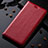 Leather Case Stands Flip Cover Holder for Samsung Galaxy A81 Red