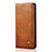 Leather Case Stands Flip Cover Holder for Samsung Galaxy M21s Orange