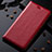 Leather Case Stands Flip Cover Holder for Samsung Galaxy M60s Red