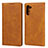 Leather Case Stands Flip Cover Holder for Samsung Galaxy Note 10 Orange